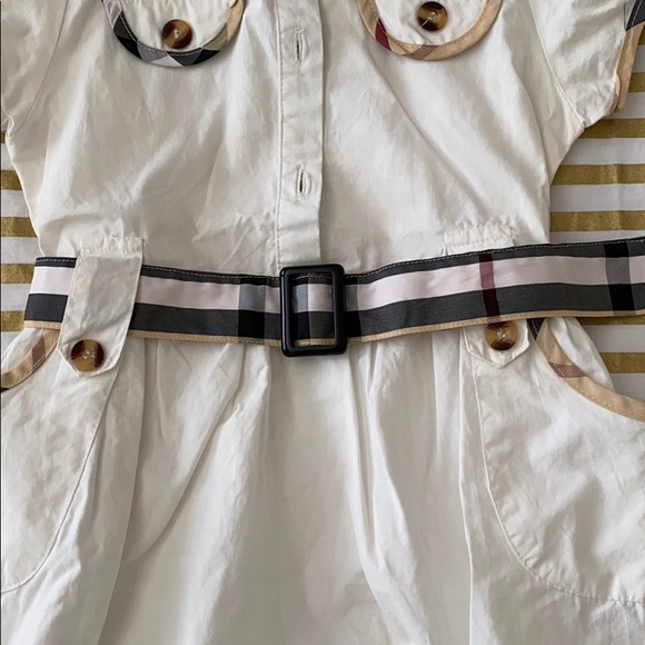 BURBERRY WHITE DRESS - Picture 3 of 6